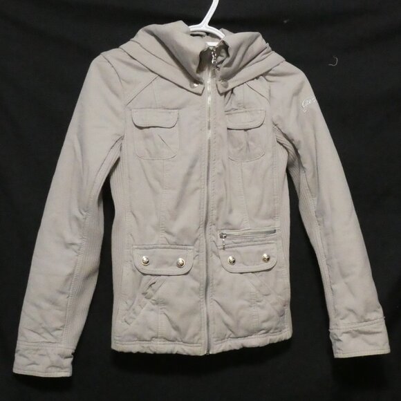GUESS | xs - extra small | Stylish Light Grey Coat - Picture 1 of 16